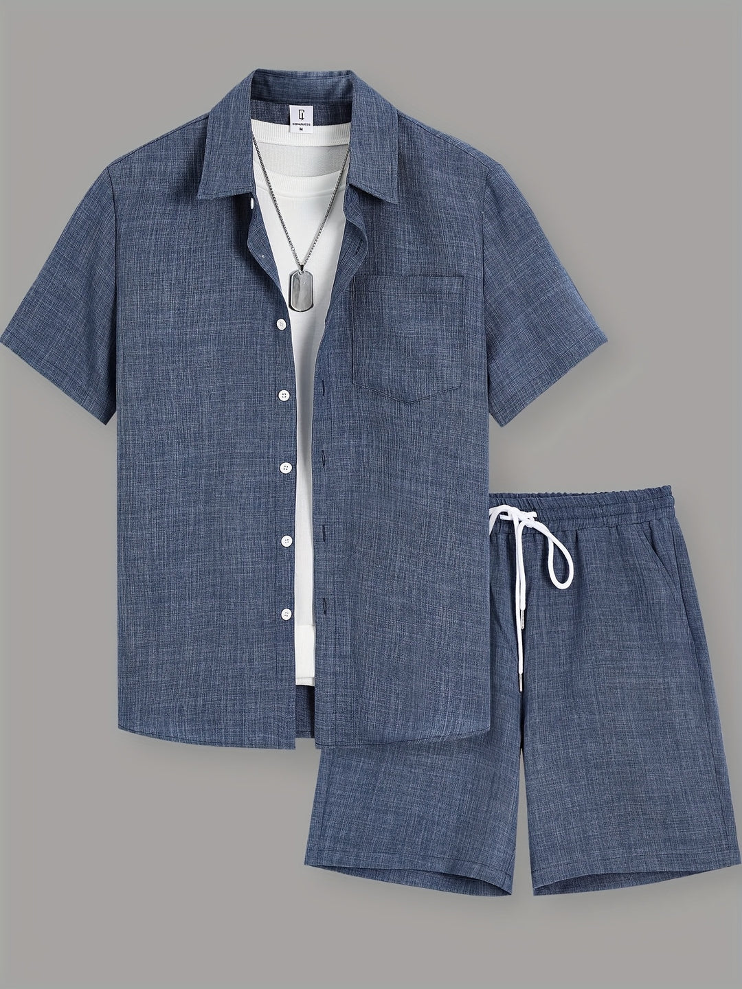 Bruno - Luchtige Linnen Shortset Heren