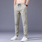 David - Dunne Elastische Joggingbroek Heren