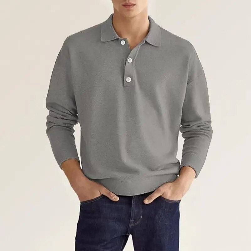 Jasper - Polo Lange Mouwen Heren