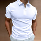 Noah - Poloshirt Short Sleeve Rits Heren