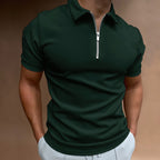Noah - Poloshirt Short Sleeve Rits Heren