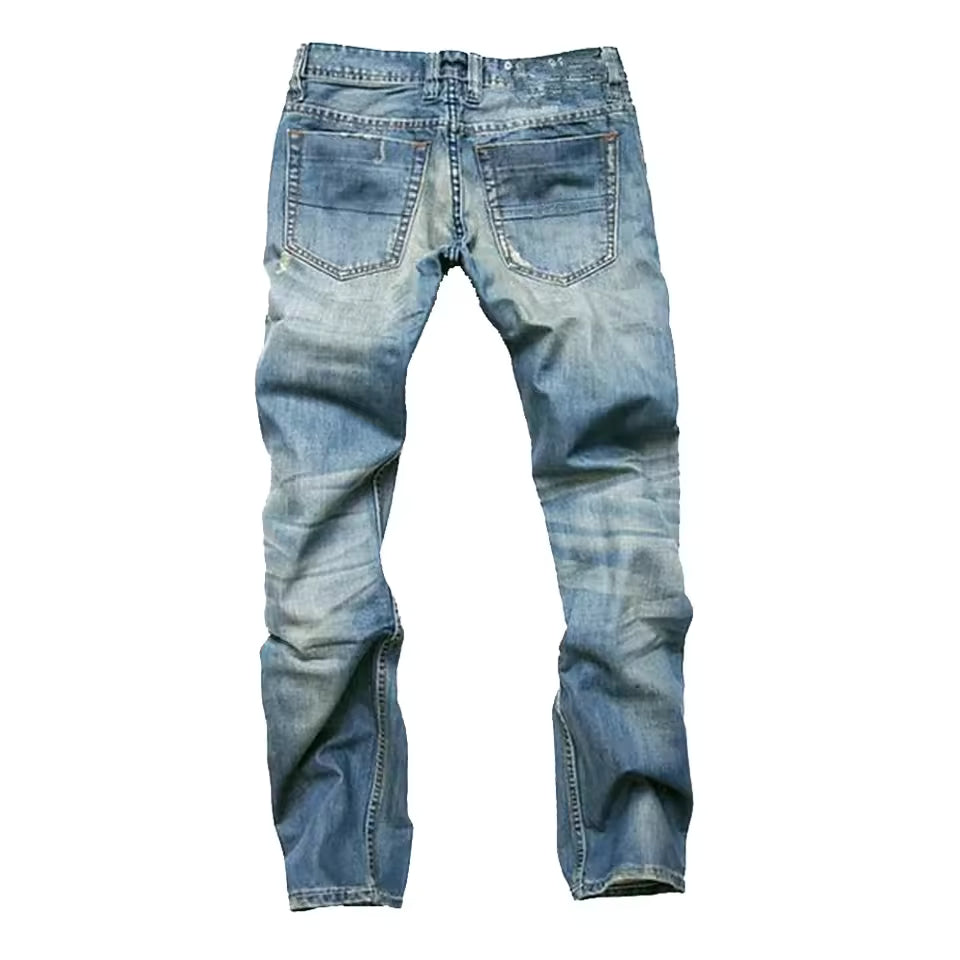 David - Gescheurde denim jeans voor heren