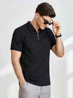 Noah - Poloshirt Short Sleeve Rits Heren