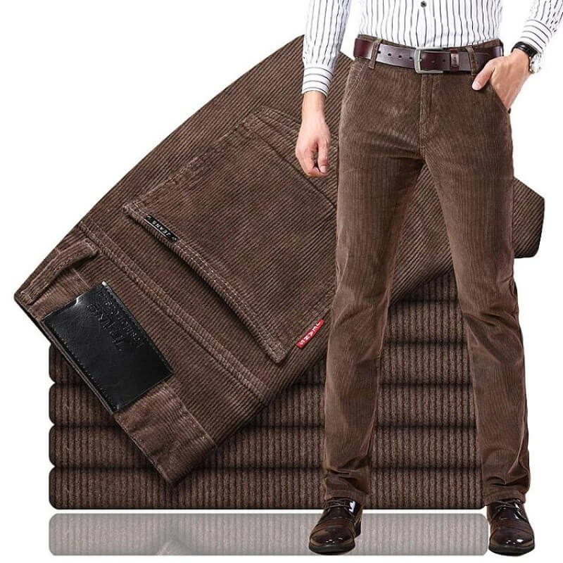 David - Klassieke Corduroy Spijkerbroek Heren