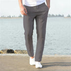 David - Luchtige Linnen Broek Heren