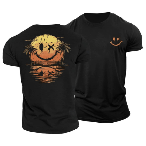 Blake - Zomerse Smiley T-Shirt Heren