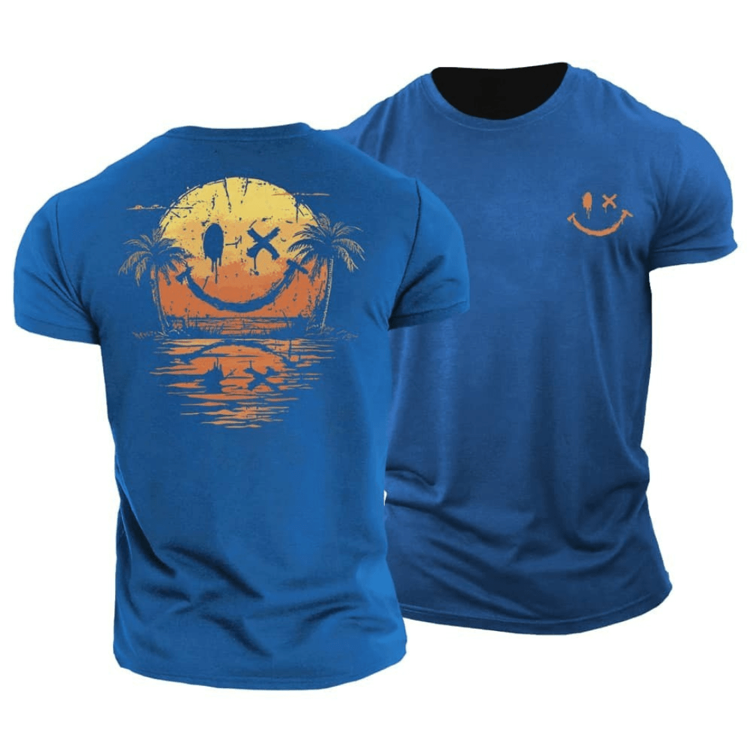Blake - Zomerse Smiley T-Shirt Heren