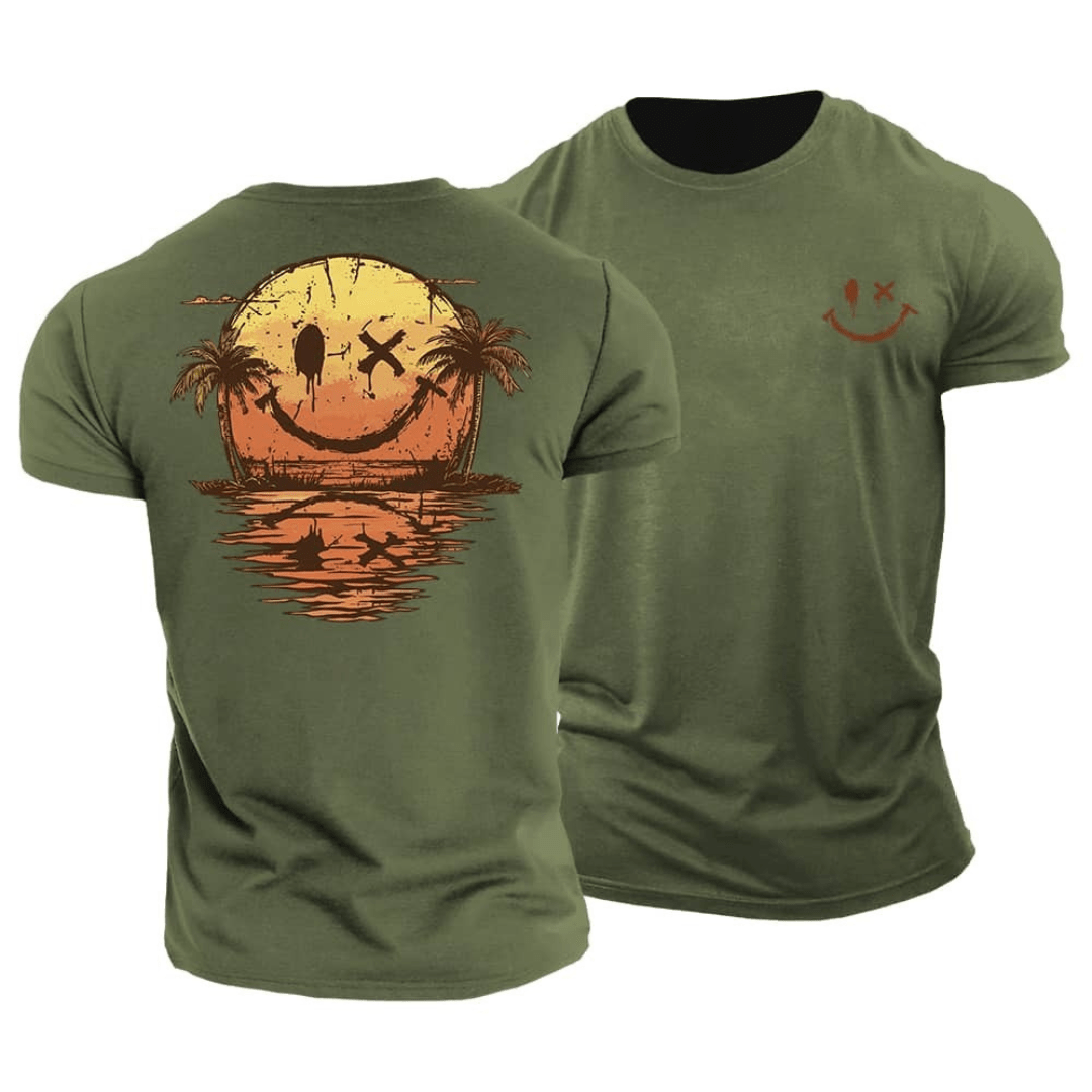 Blake - Zomerse Smiley T-Shirt Heren