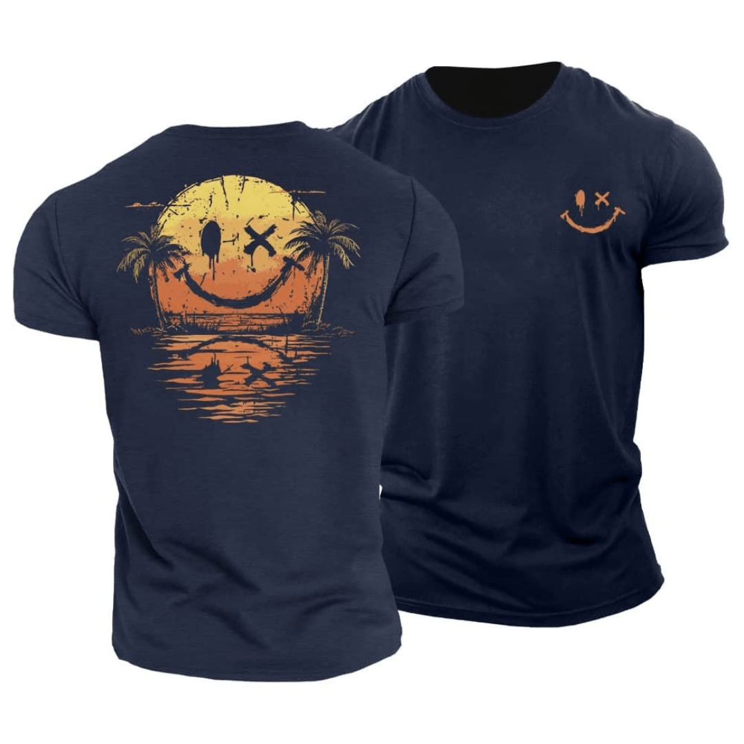 Blake - Zomerse Smiley T-Shirt Heren