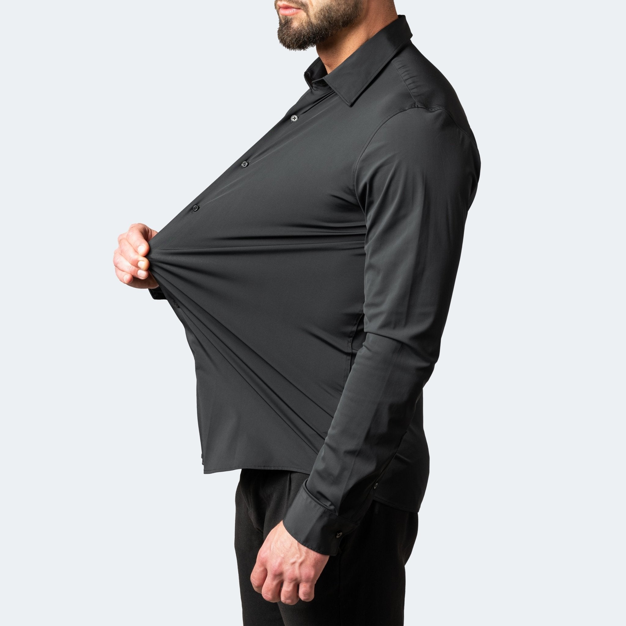 Owen - Comfortabel Stretch Kreukelvrij Overhemd Heren