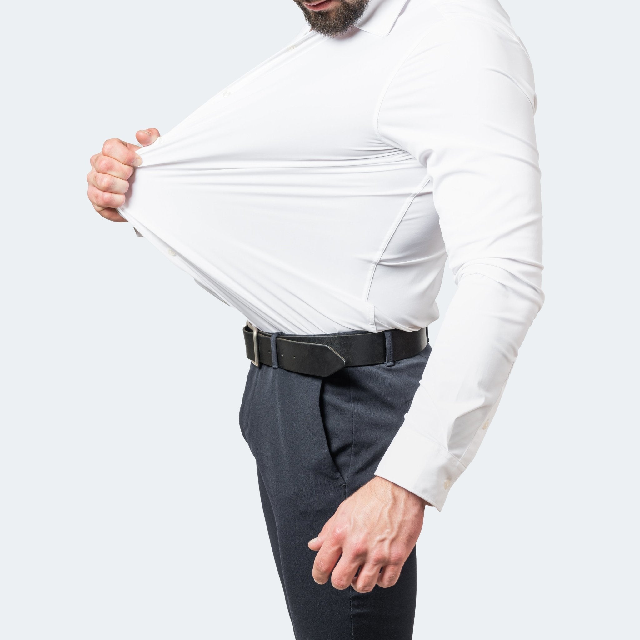 Owen - Comfortabel Stretch Kreukelvrij Overhemd Heren
