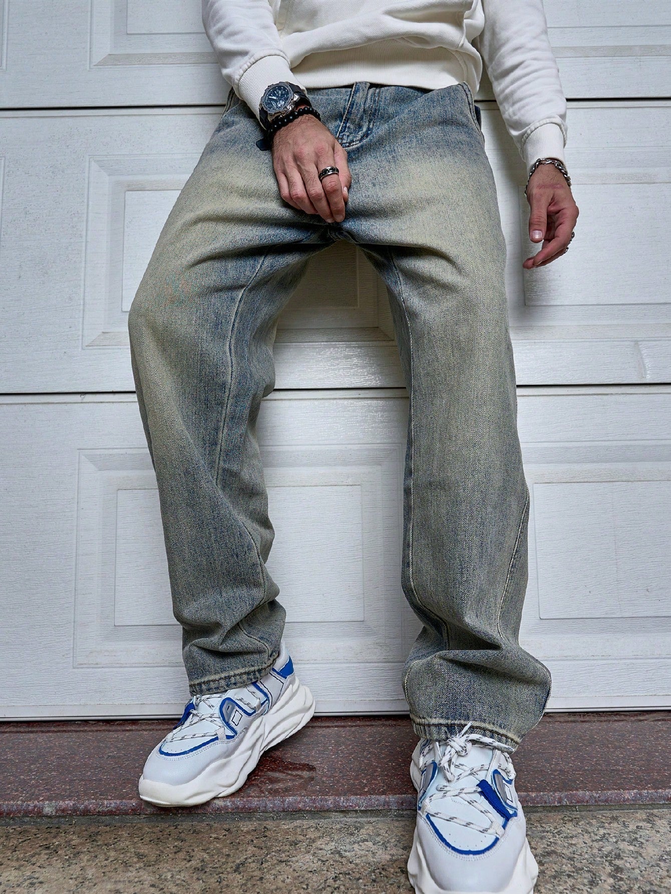 David - Stijlvolle Straight-fit Jeans Heren