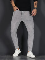David - Stretch Slim-Fit Jeans Heren