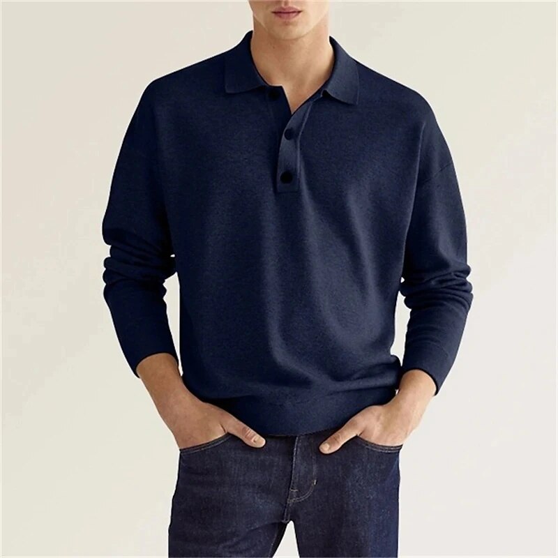 Jasper - Polo Lange Mouwen Heren